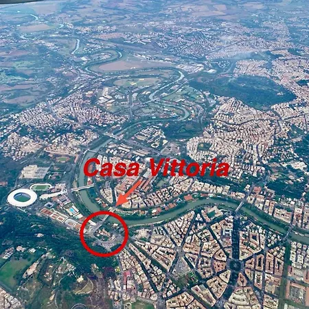 Casa Vittoria Stadio Olimpico Con Panorama Rom